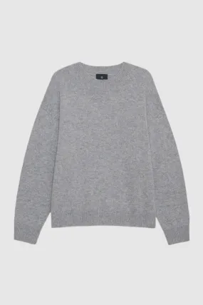 Anine Bing Lee Crew Sweater in Medium Heather