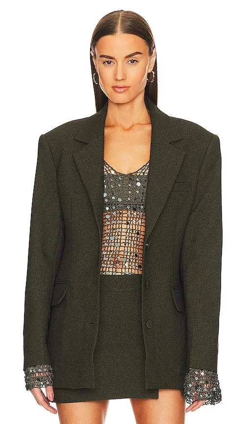 Aya Muse x REVOLVE Oversized Blazer in Olive