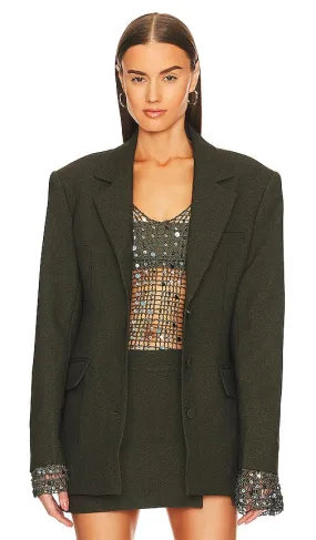 Aya Muse x REVOLVE Oversized Blazer in Olive