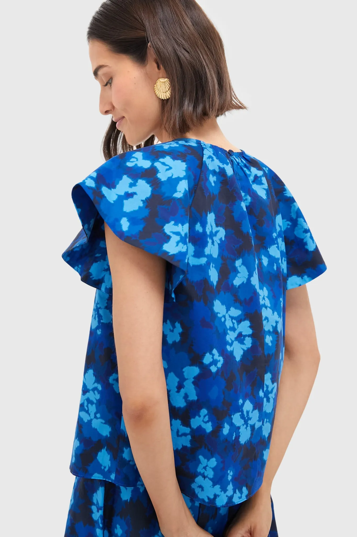 Azure Rumi Top