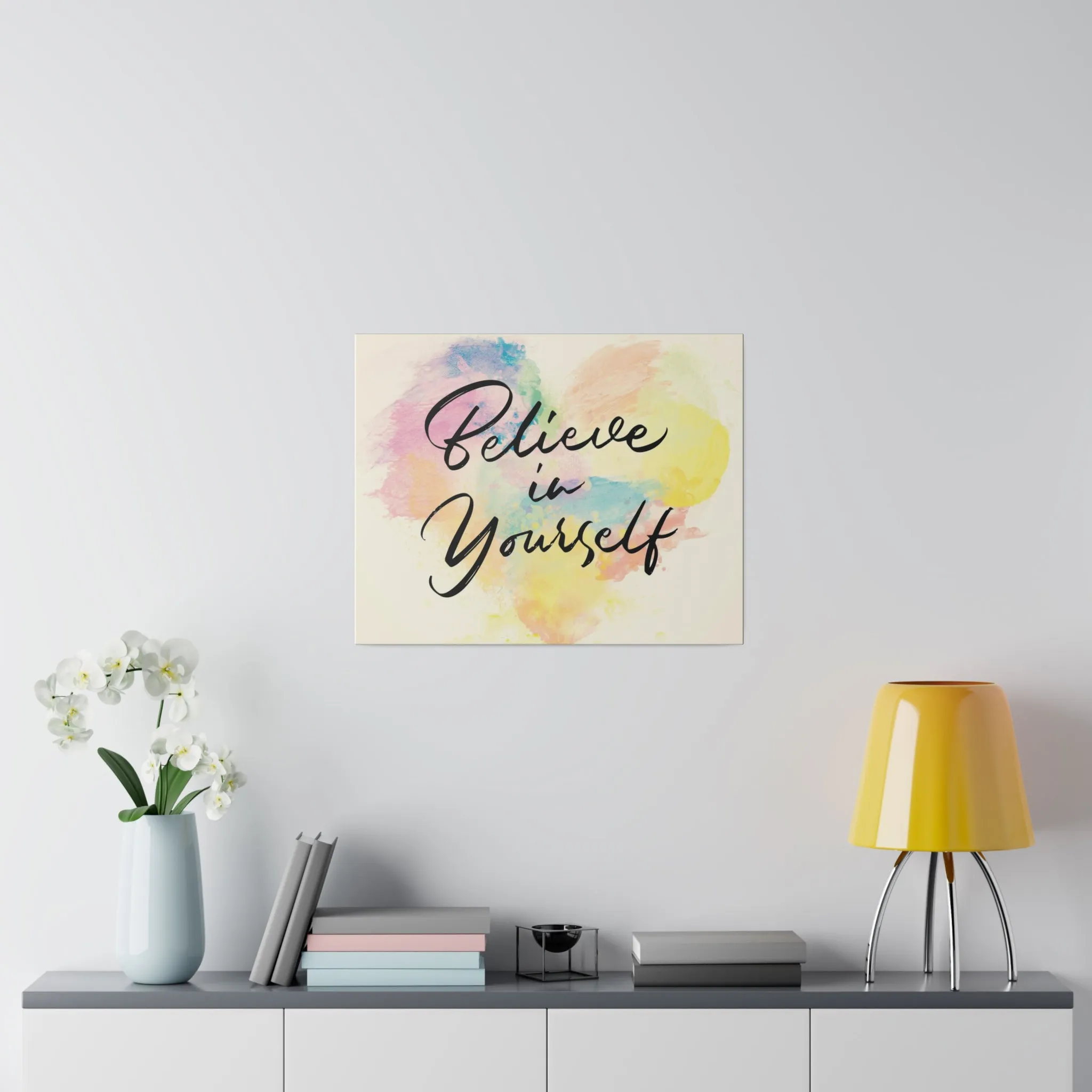 Believe In Yourself | Matte Canvas | Horizontal