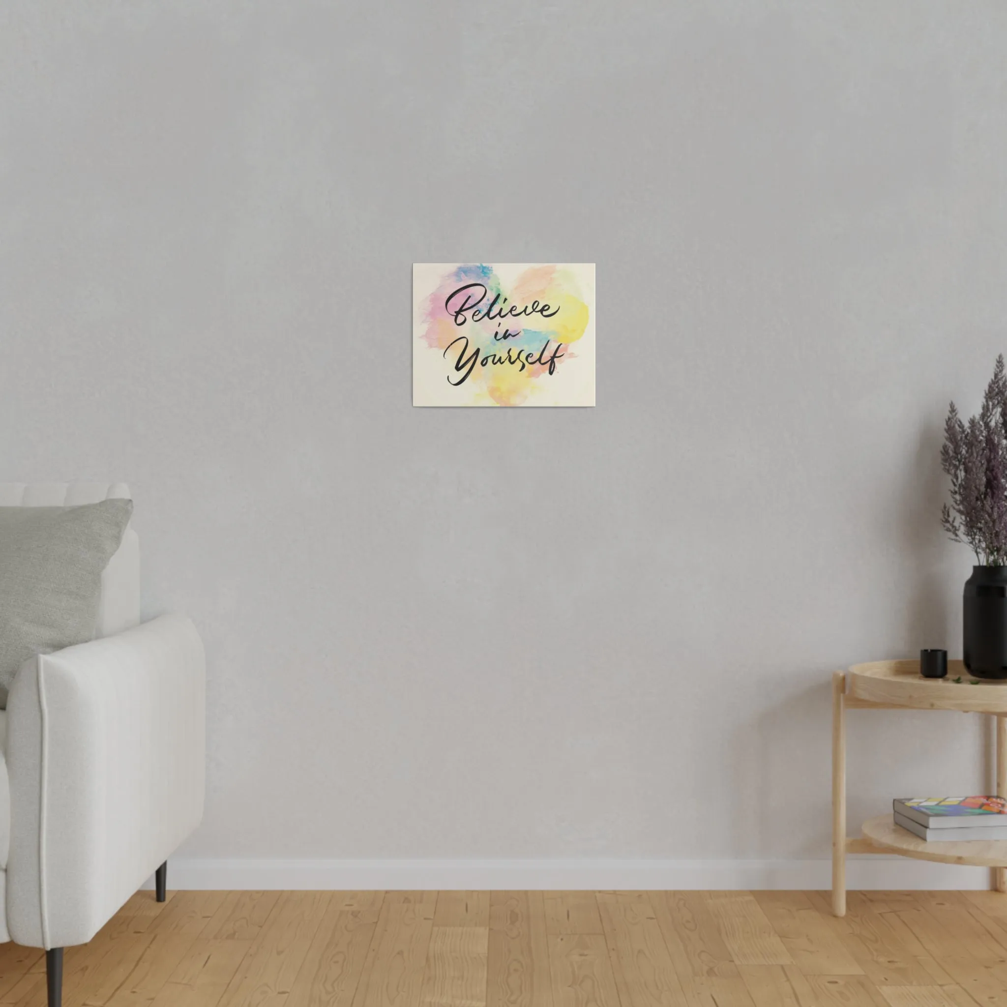 Believe In Yourself | Matte Canvas | Horizontal
