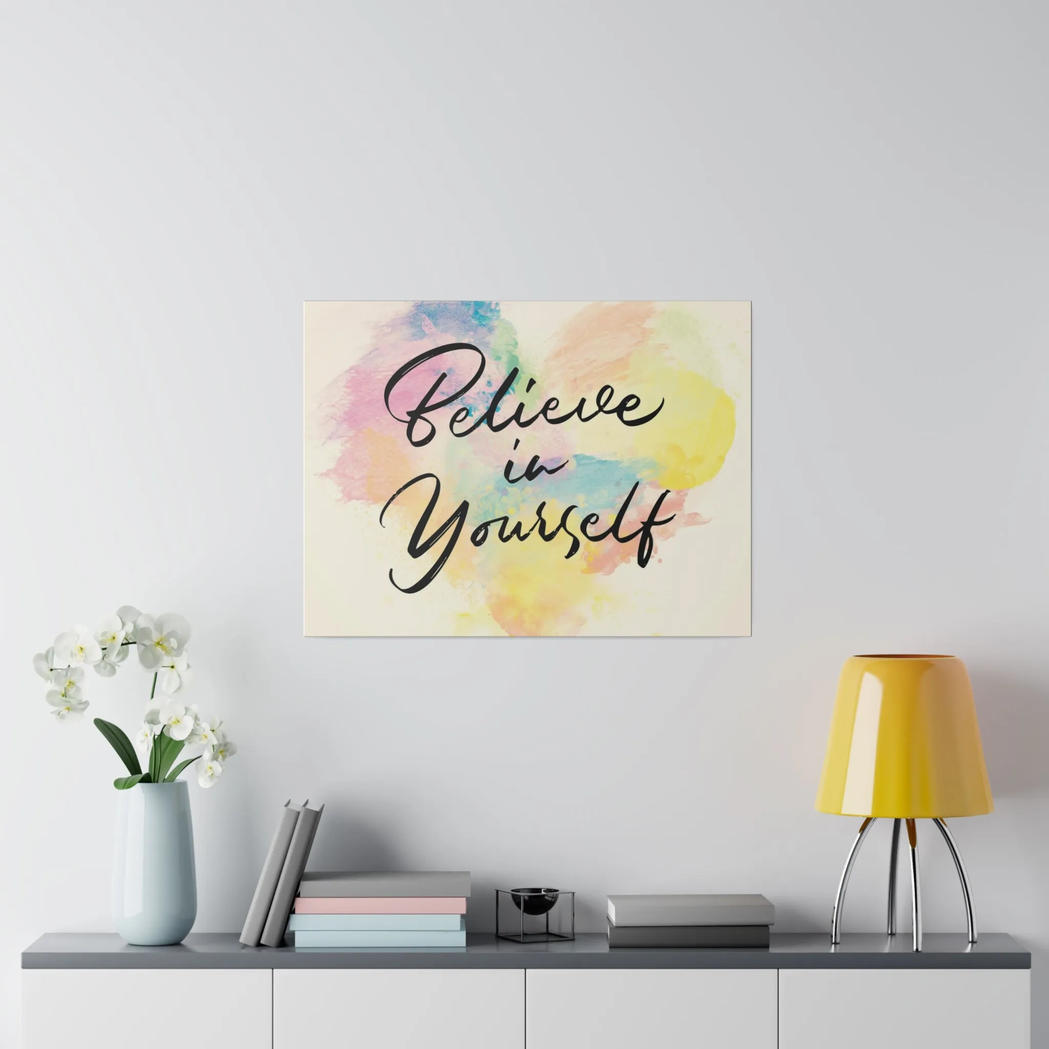 Believe In Yourself | Matte Canvas | Horizontal