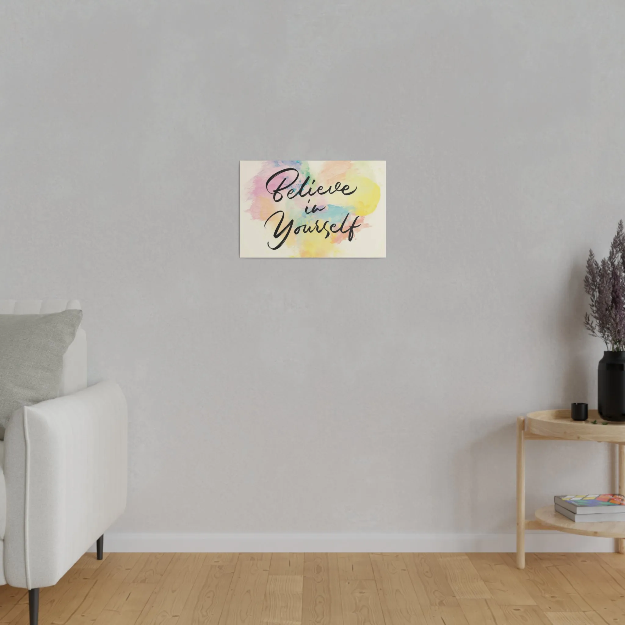 Believe In Yourself | Matte Canvas | Horizontal