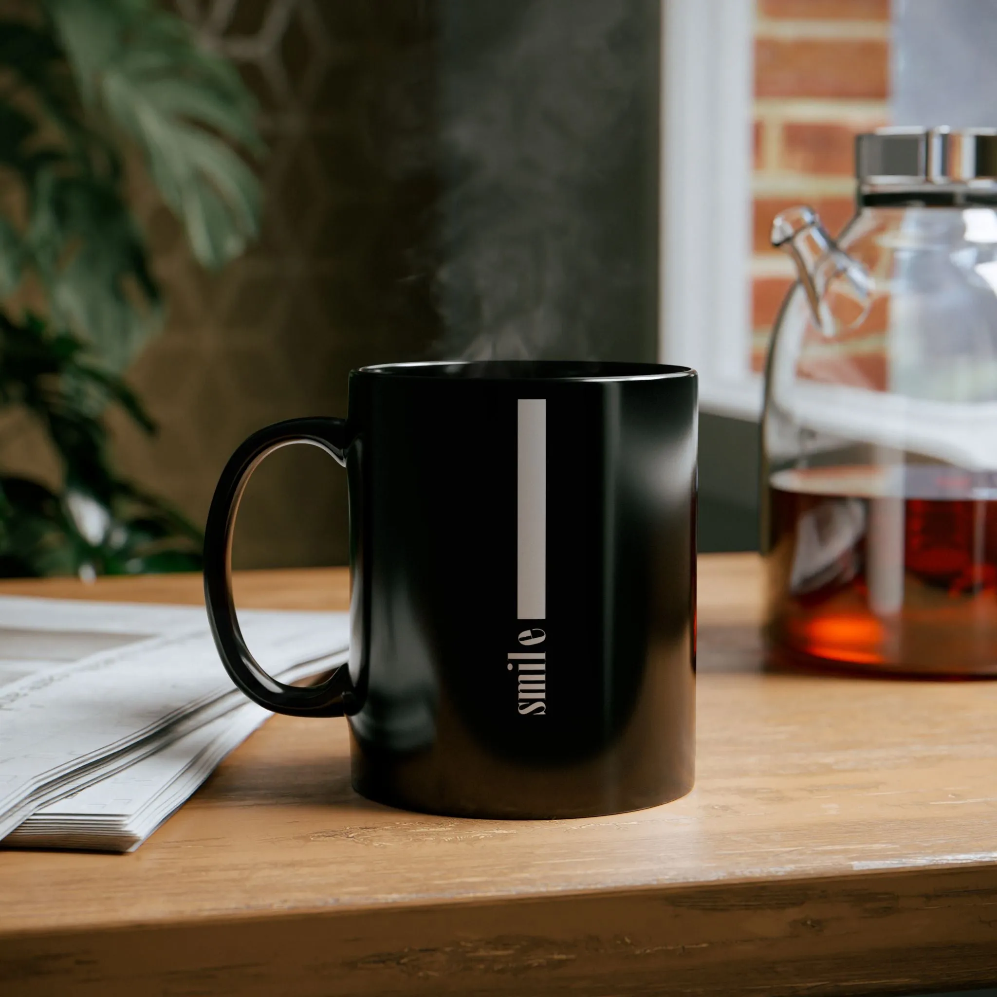 Black Mug : Smile
