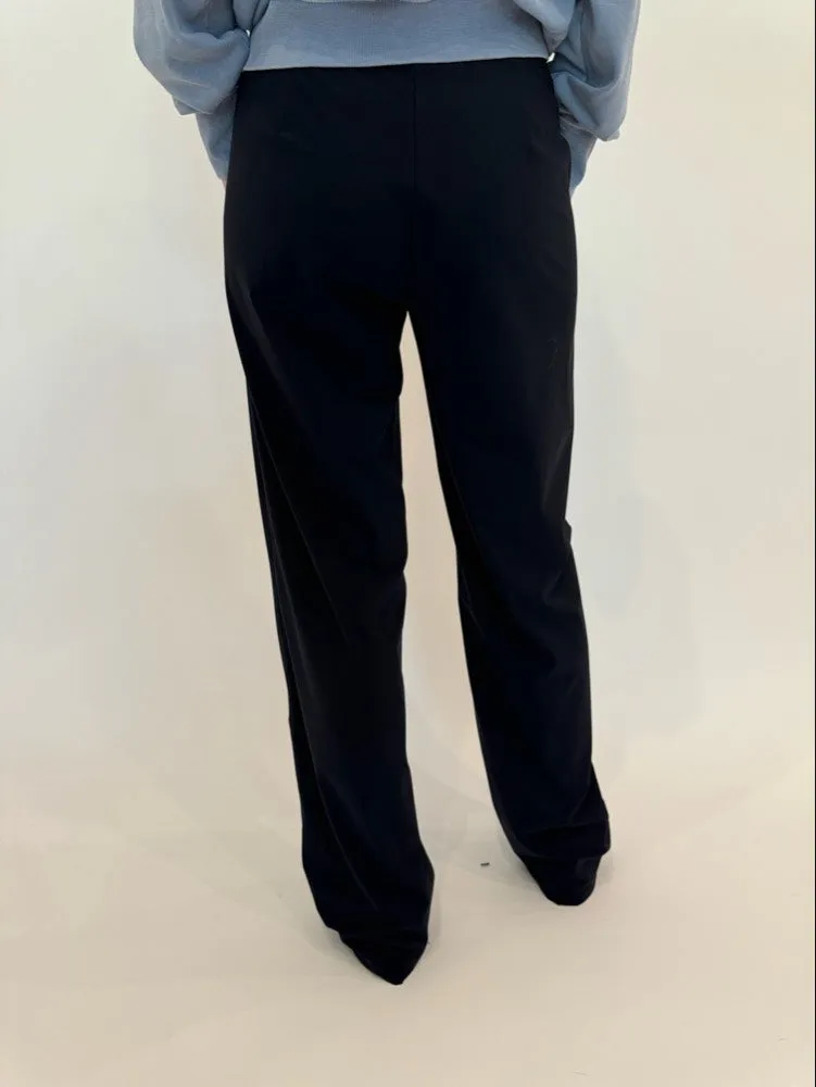 Candice Straight Pants - Navy
