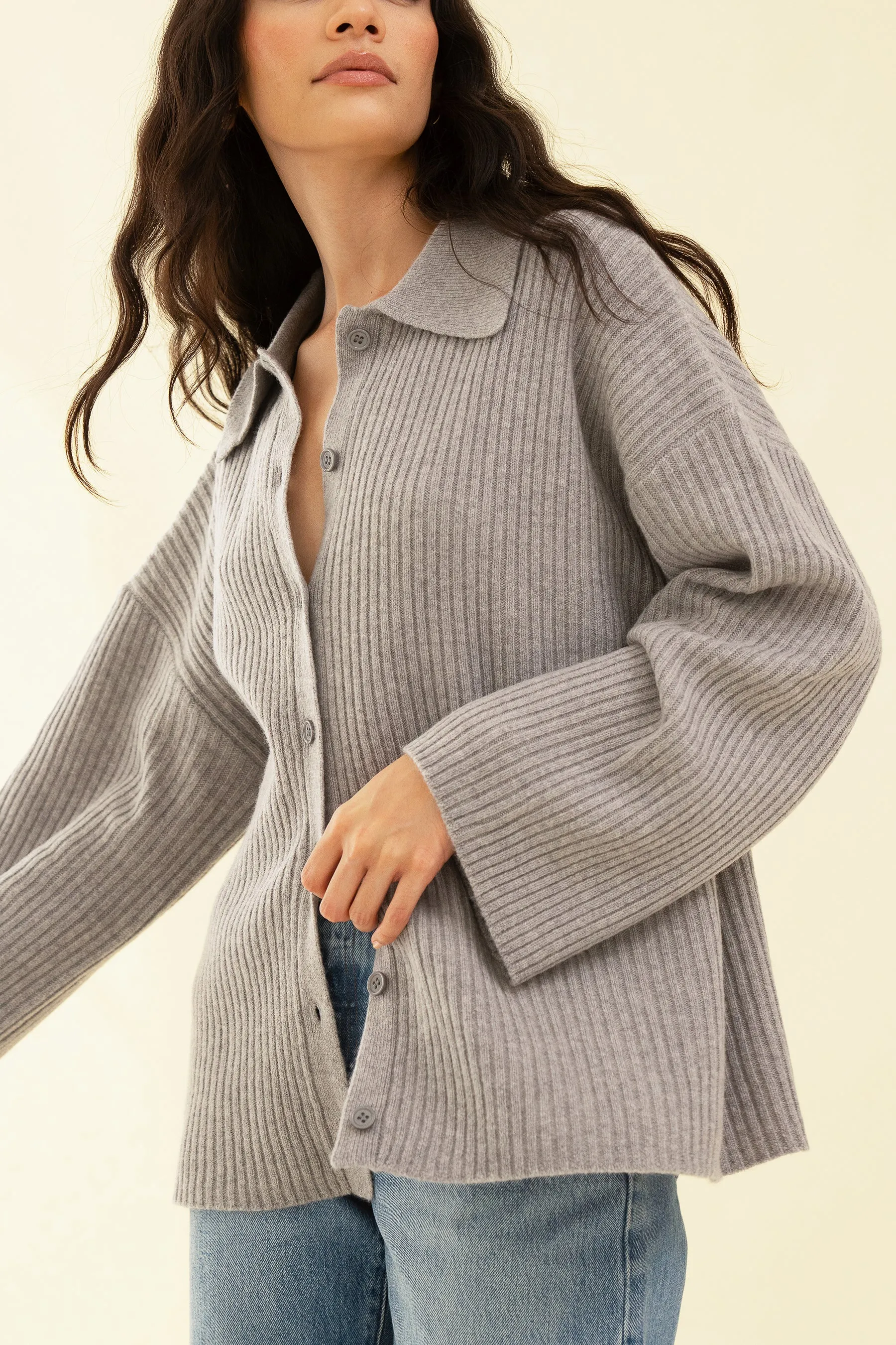 CLIO CARDIGAN - GREY