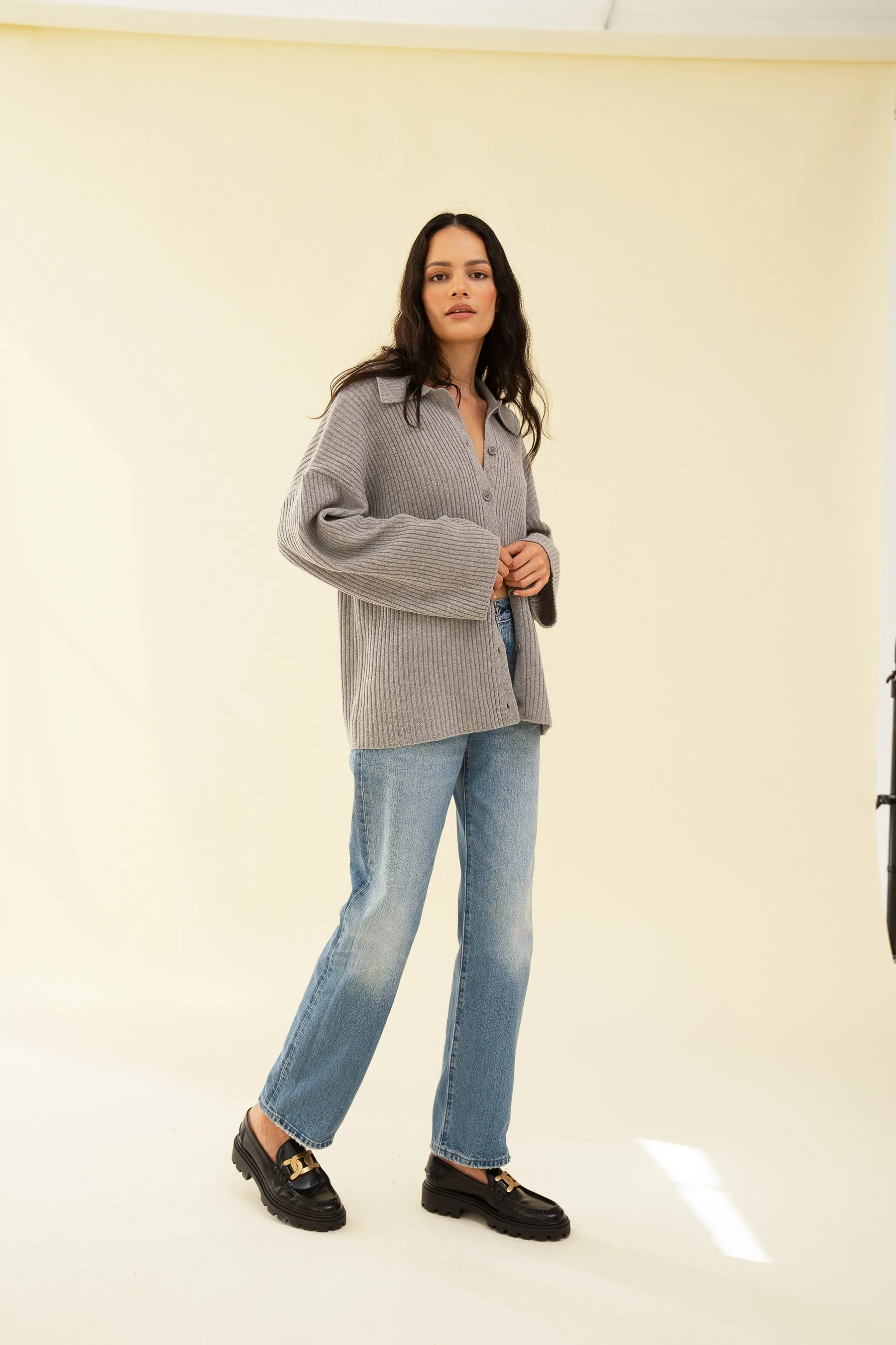 CLIO CARDIGAN - GREY