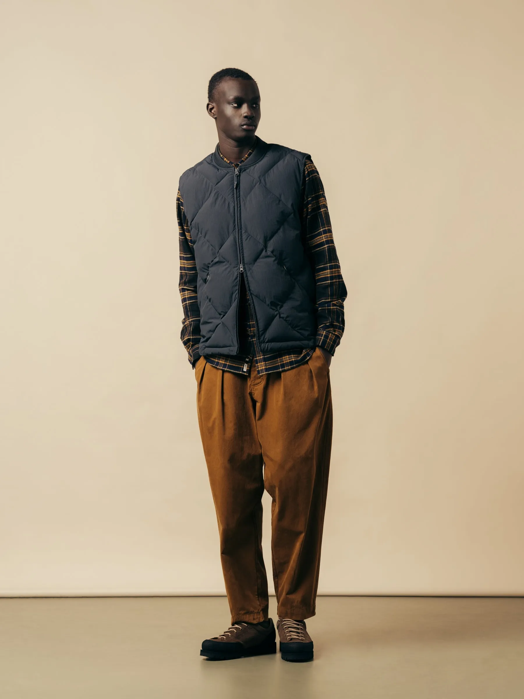 Clyde Pant In Tobacco Cotton Twill