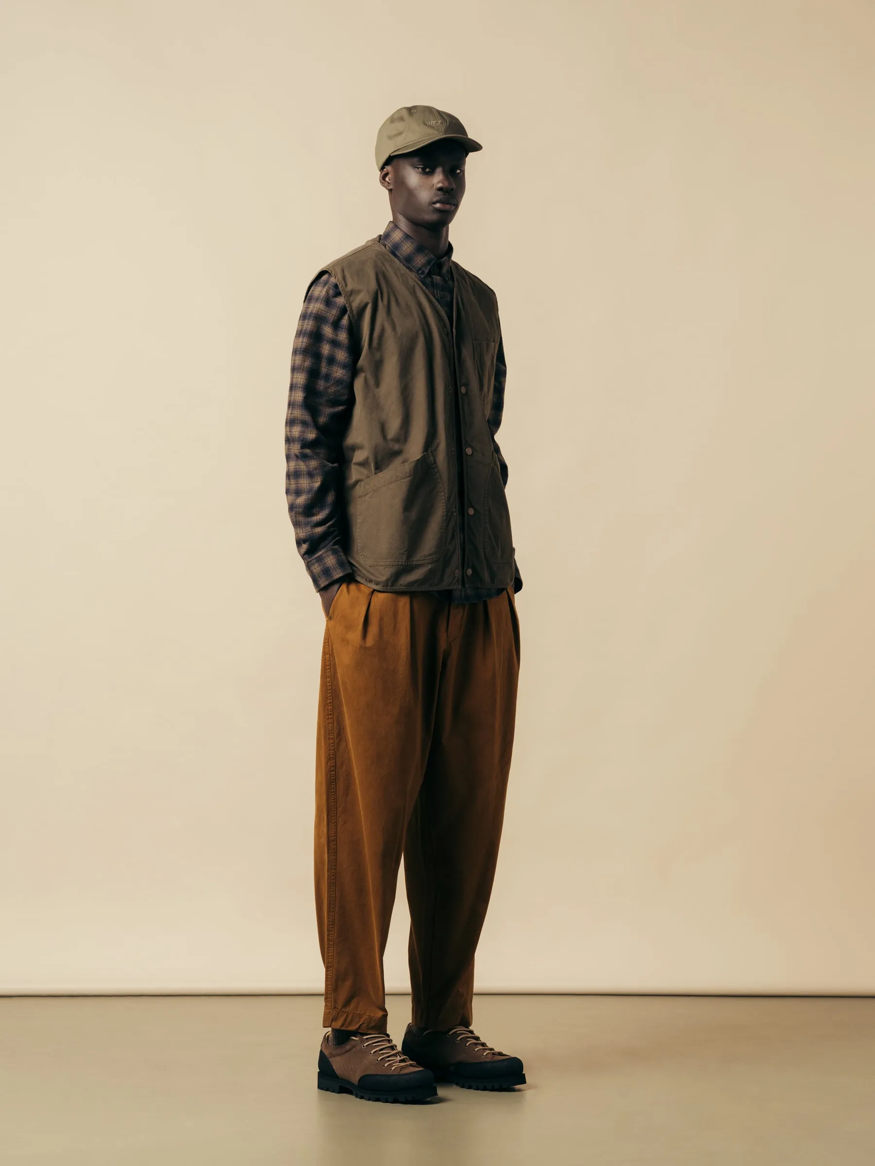 Clyde Pant In Tobacco Cotton Twill