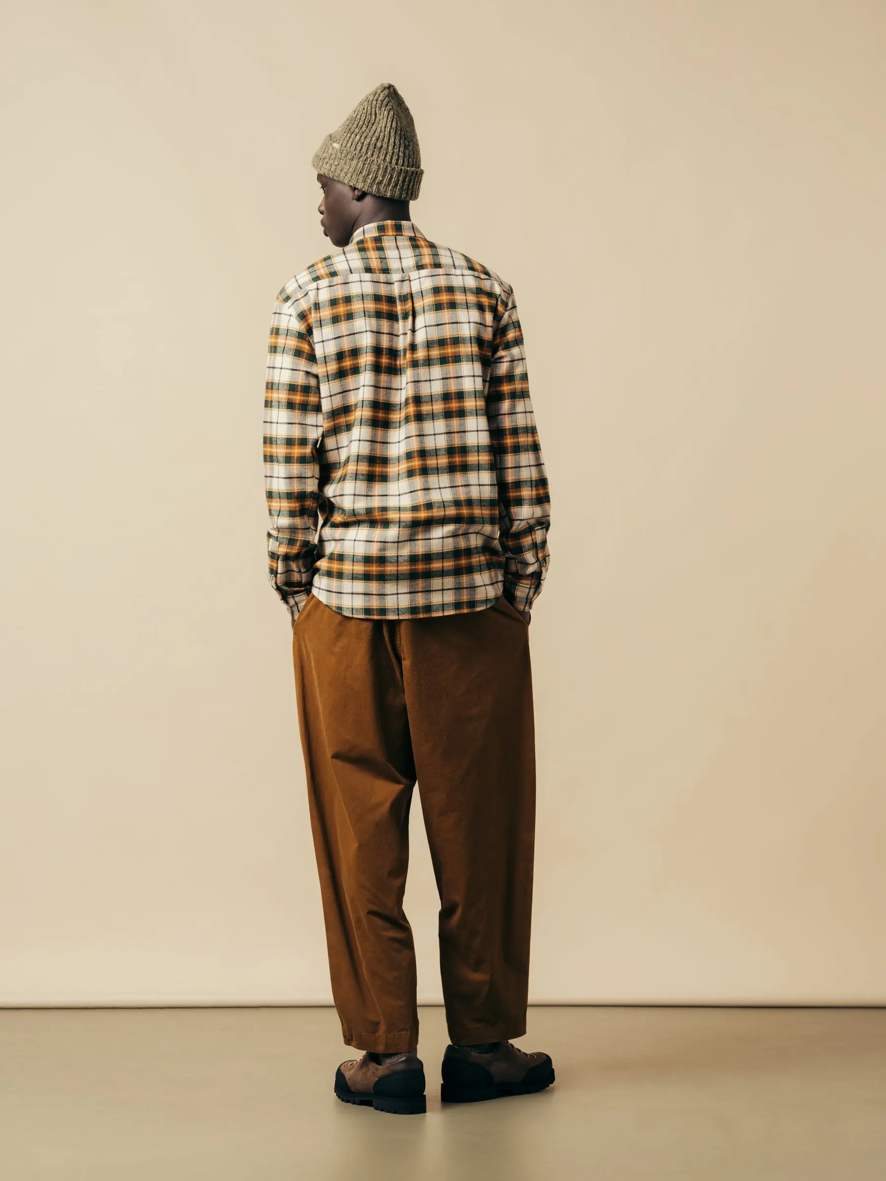 Clyde Pant In Tobacco Cotton Twill