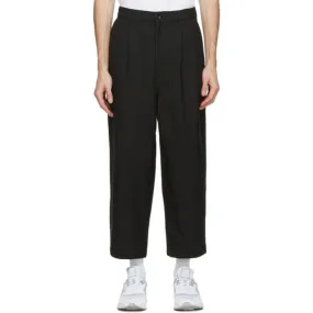 Comme des Garcons Homme Black Tropical Wool Trousers
