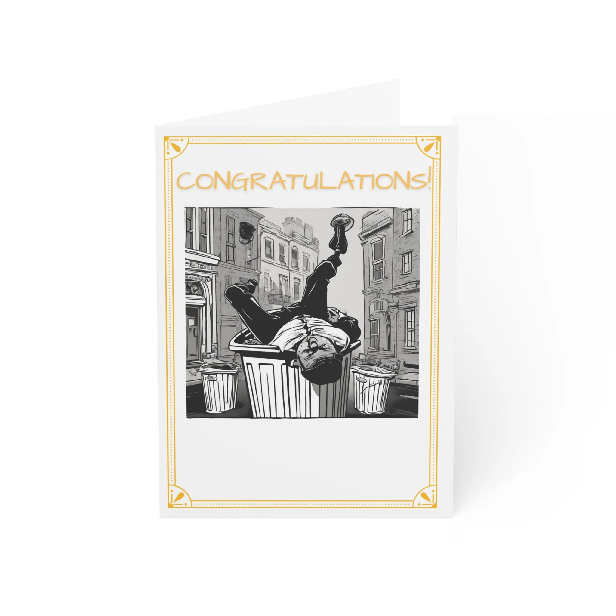 Congratulations on Divorce - Take Out The Trash - Greeting Cards (1, 10, 30, and 50pcs)