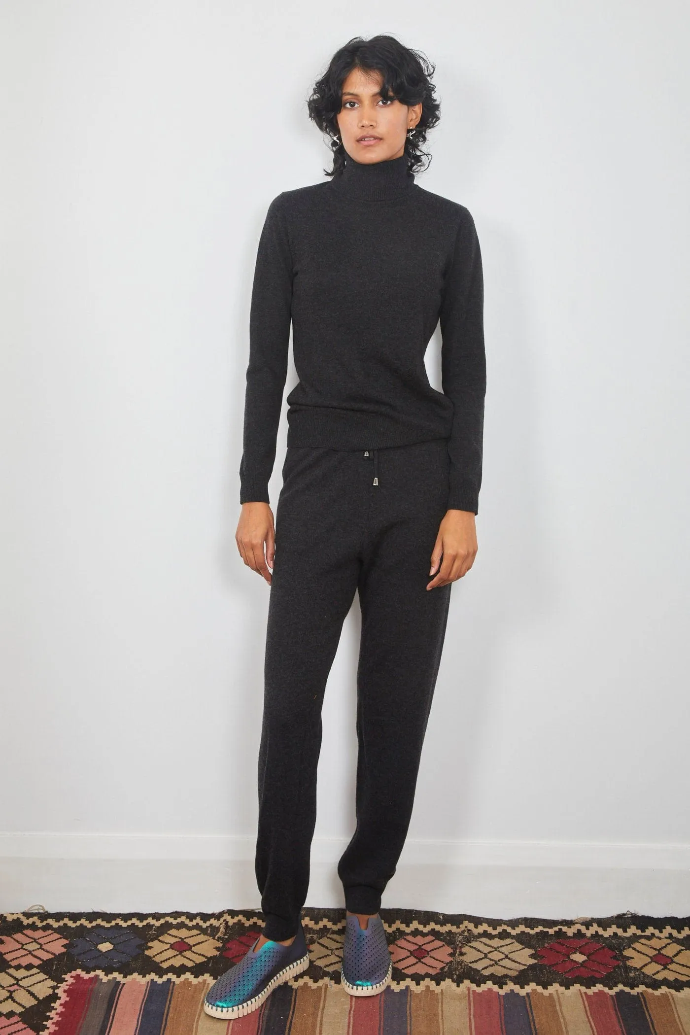 Dalston Colette Roll Neck Sweater Ember