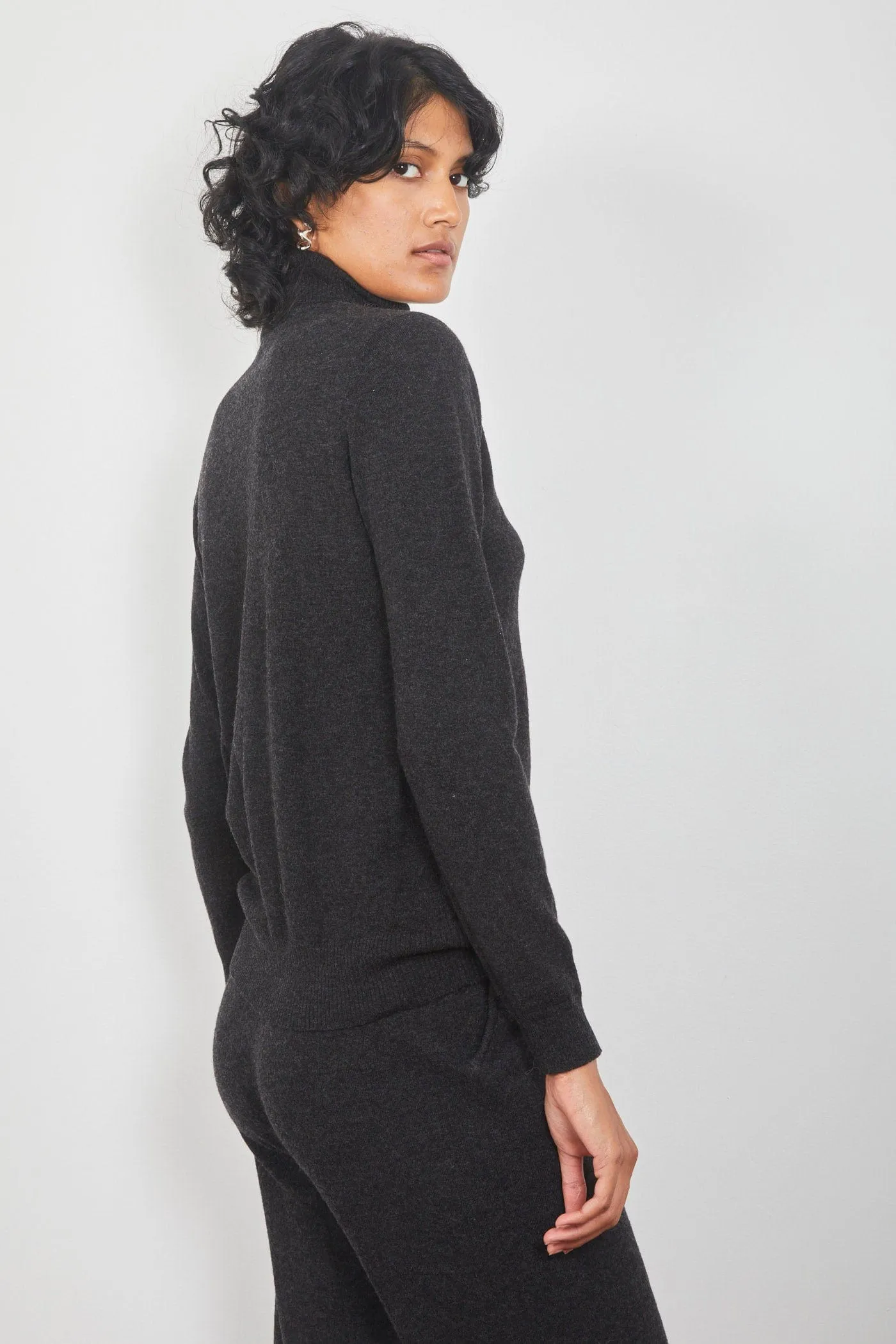 Dalston Colette Roll Neck Sweater Ember