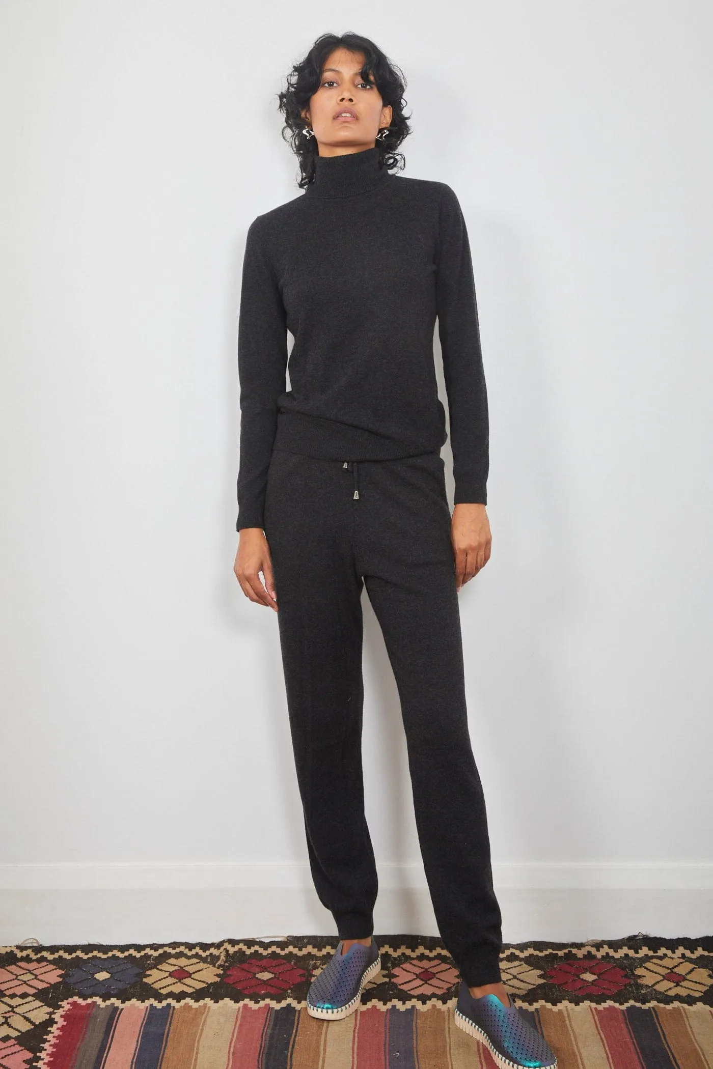 Dalston Colette Roll Neck Sweater Ember