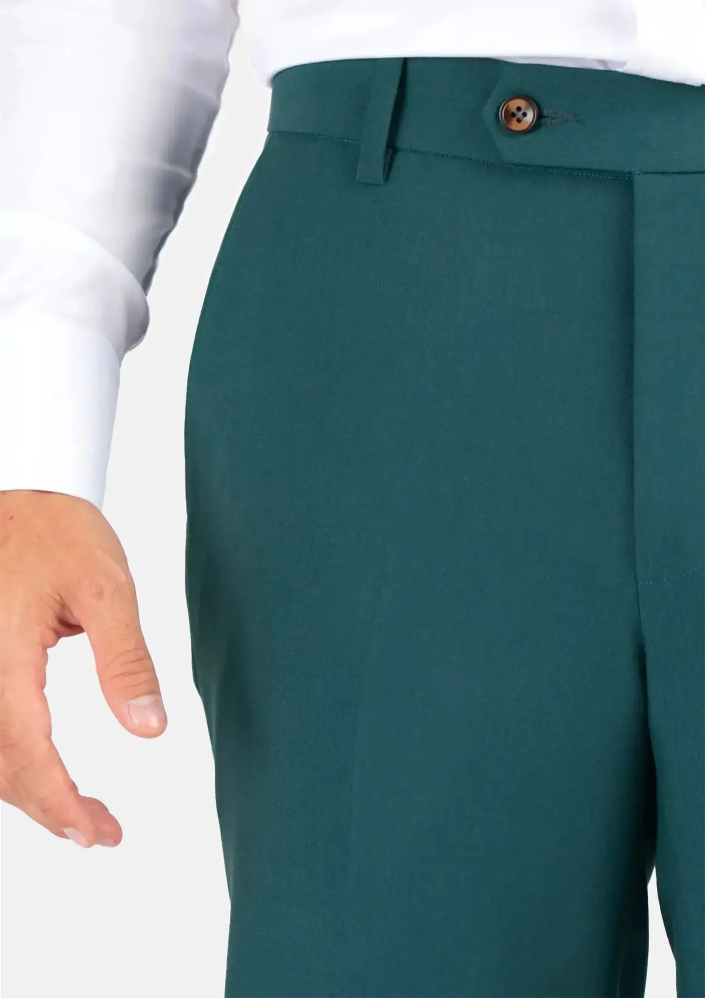 Diamantia Teal Stretch Pants