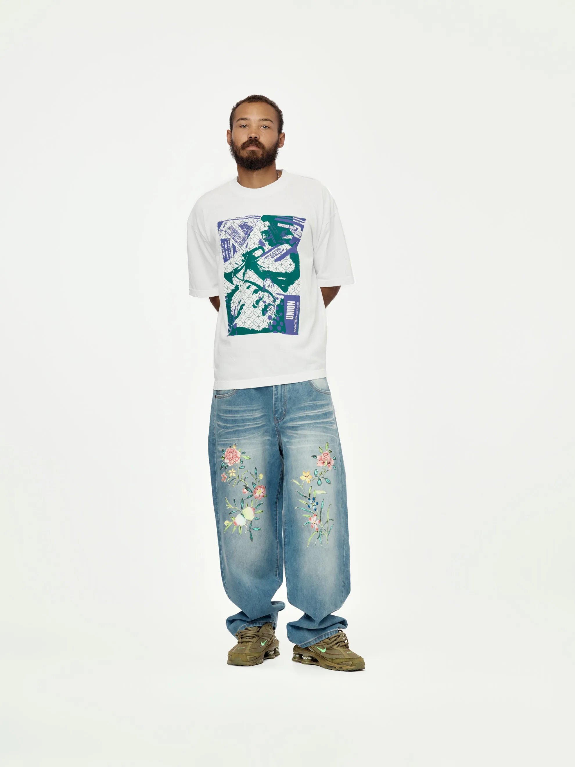 Divinities x Union Distressed Jeans (Stone Wash)
