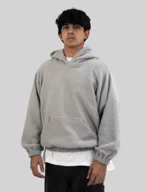 Grey Polar Fleece Hoodie