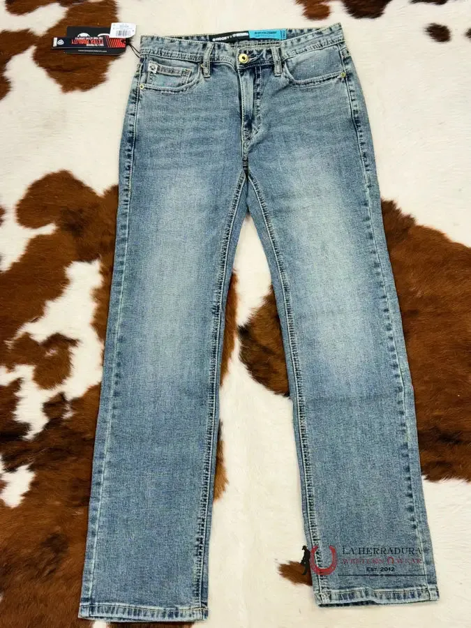 HOOEY X ROCK & ROLL MEDIUM VINTAGE REVOLVER STRAIGHT STRAIGHT LEG LADDER STITCH