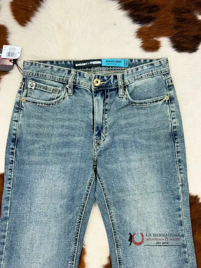 HOOEY X ROCK & ROLL MEDIUM VINTAGE REVOLVER STRAIGHT STRAIGHT LEG LADDER STITCH