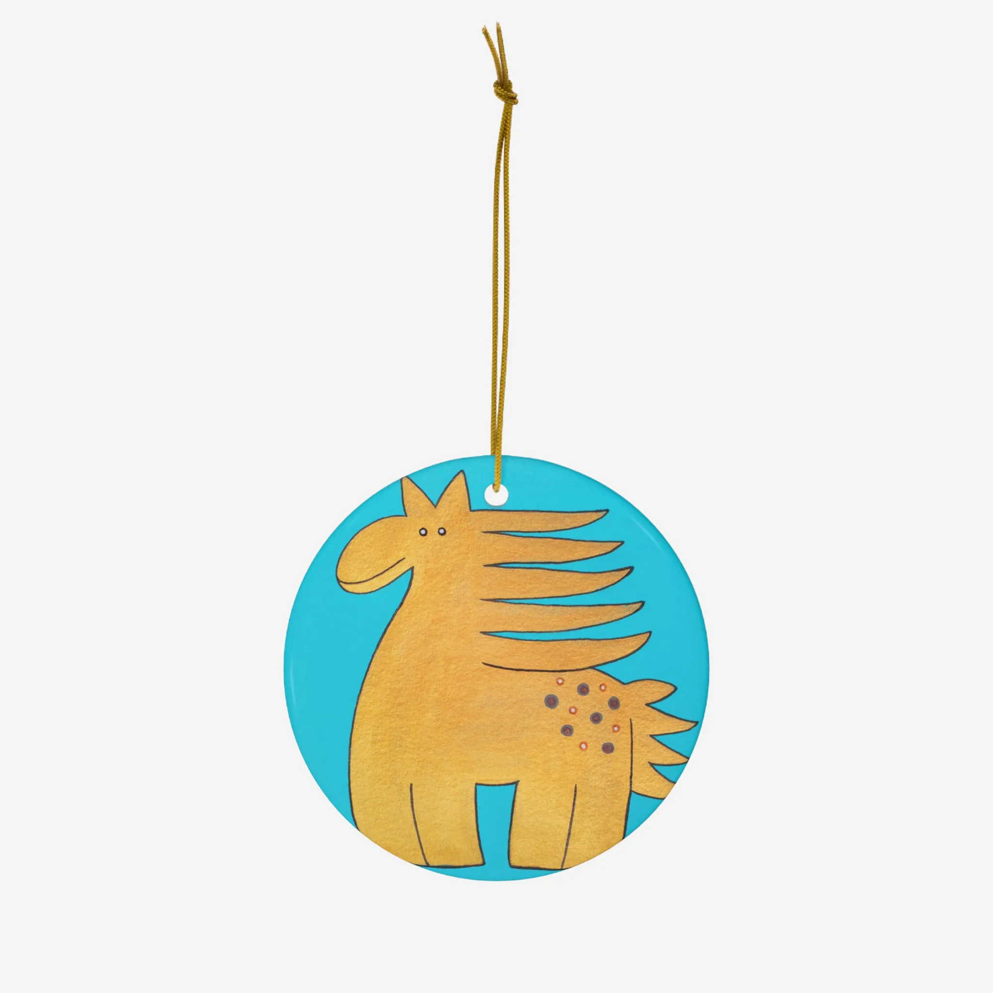 Horse Ceramic Ornament