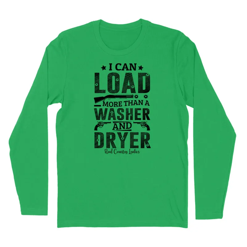 I Can Load More Than A Washer Black Print Hoodies & Long Sleeves