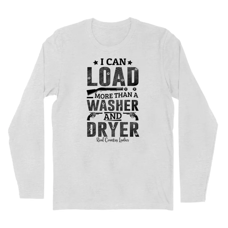 I Can Load More Than A Washer Black Print Hoodies & Long Sleeves