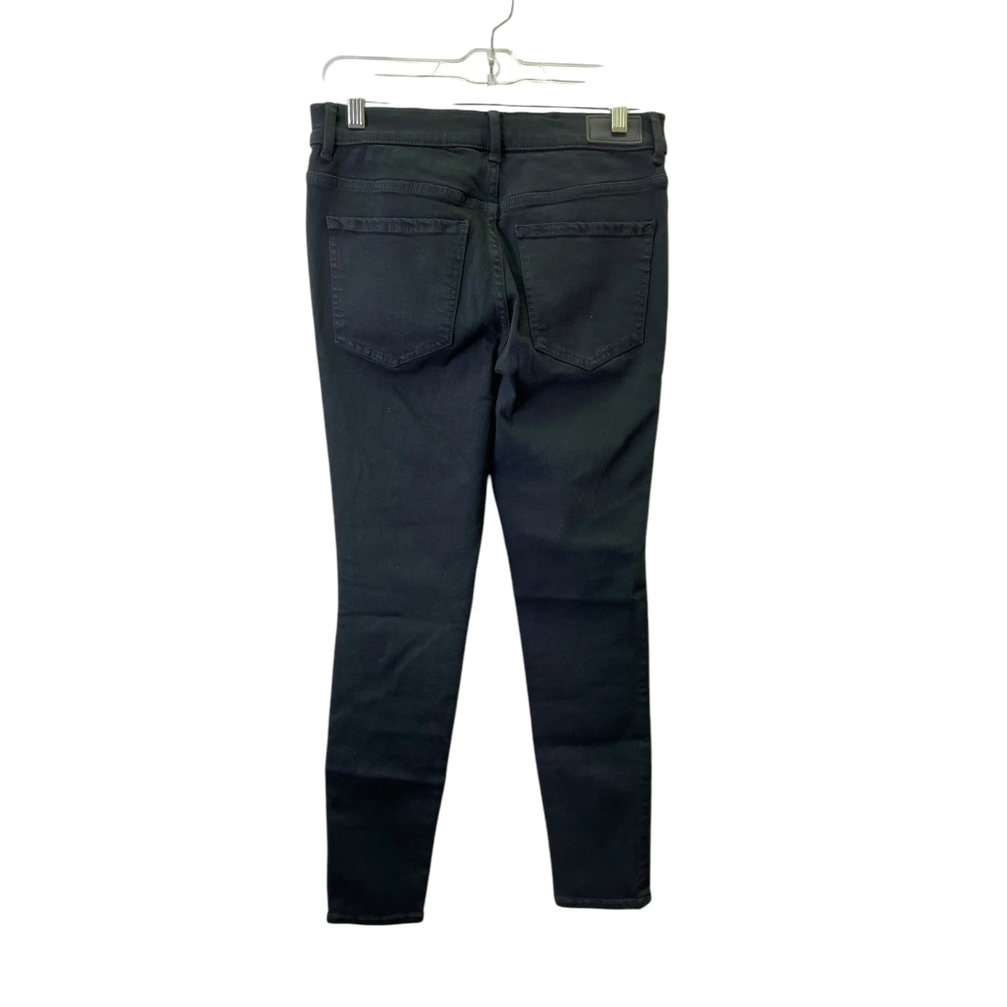 Jeans Skinny By Express In Black Denim, Size:8