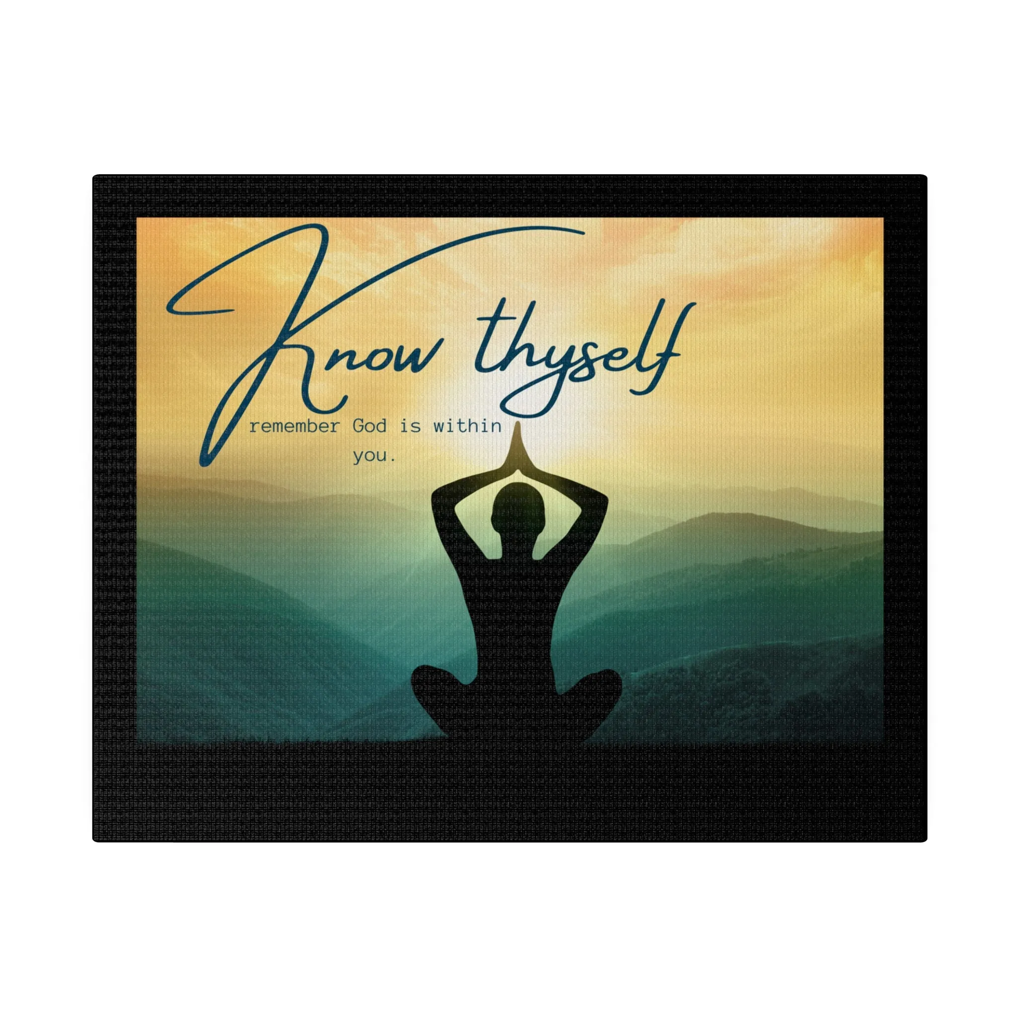 Know Thyself | Matte Canvas | Stretched, 0.75"