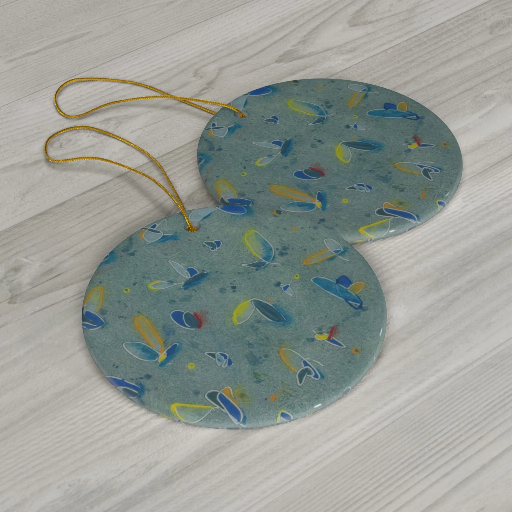 Las Abejas Ceramic Ornament