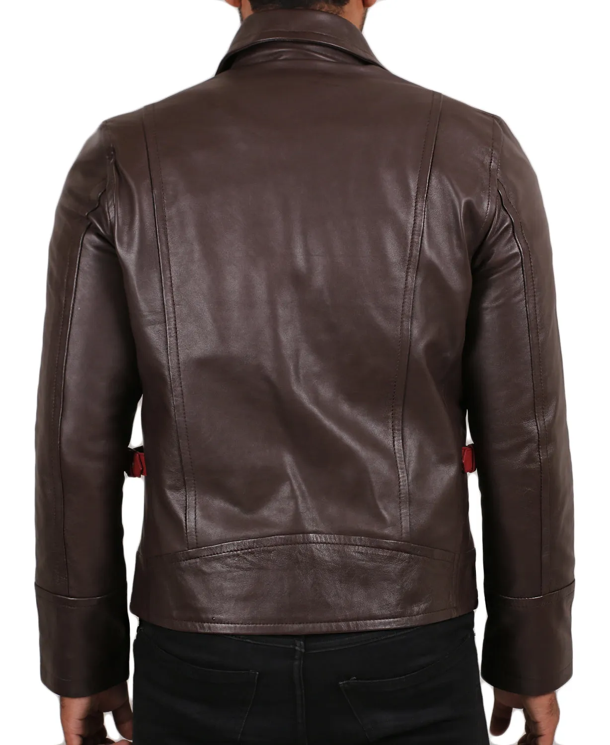 Leather Jackets Hub Mens Genuine Lambskin Leather Jacket (Black, Classic Jacket) - 1501811