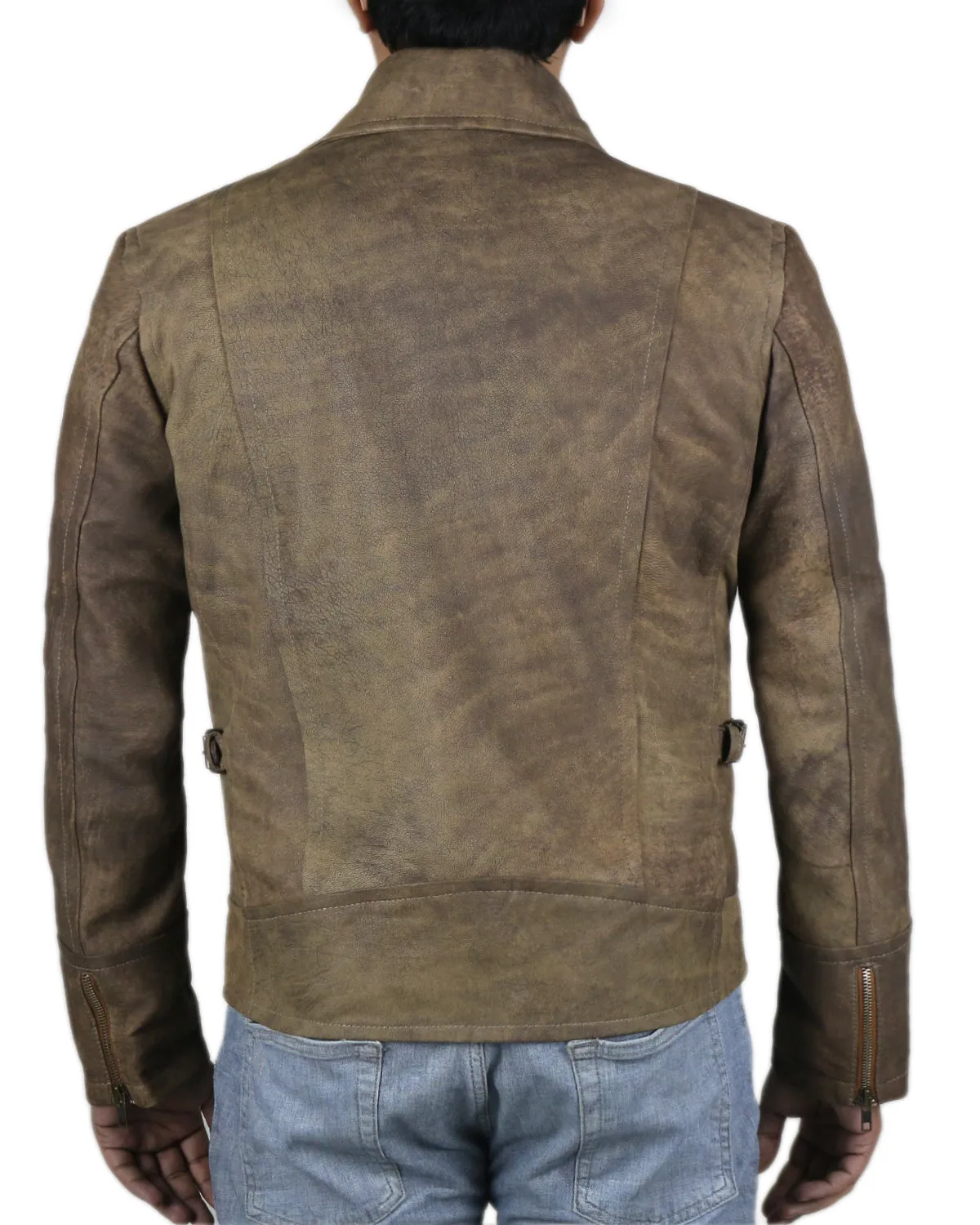 Leather Jackets Hub Mens Genuine Lambskin Leather Jacket (Black, Classic Jacket) - 1501811