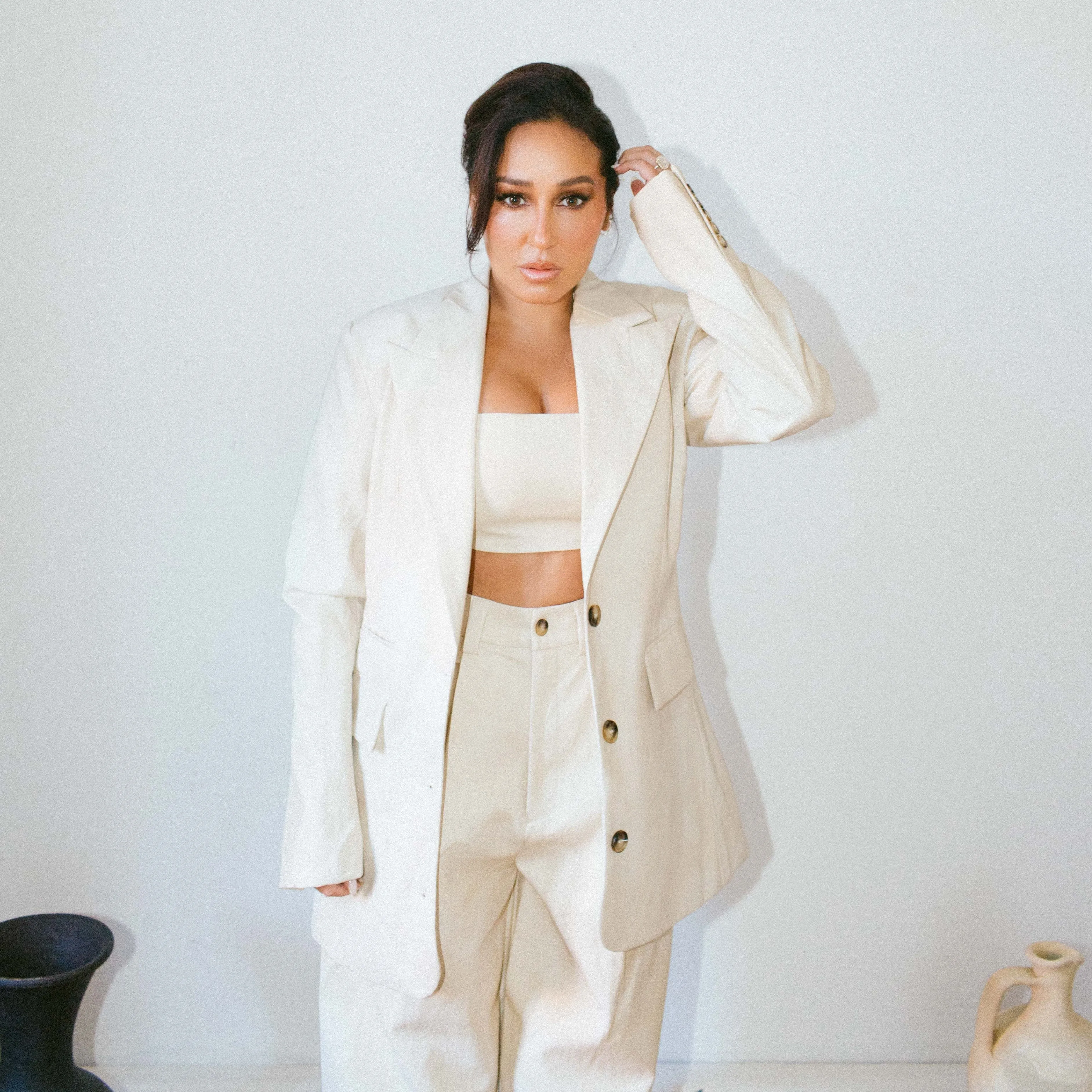 LEATHER MONSIEUR TROUSERS