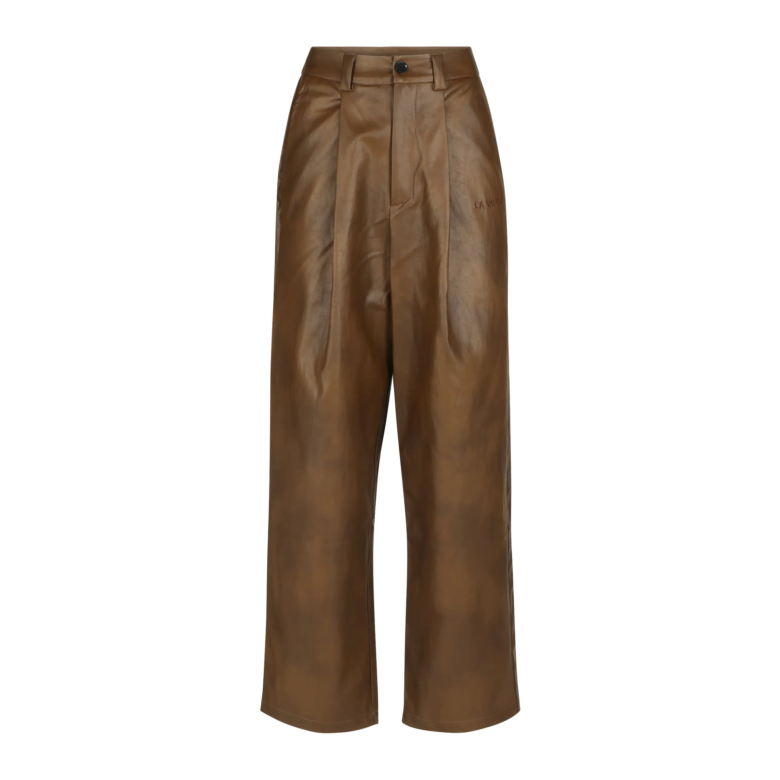 LEATHER MONSIEUR TROUSERS