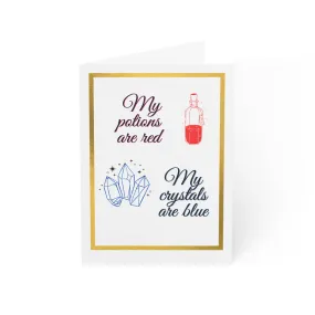 Manifesting A Happy Birthday Greeting Cards (1, 10, 30, and 50pcs)