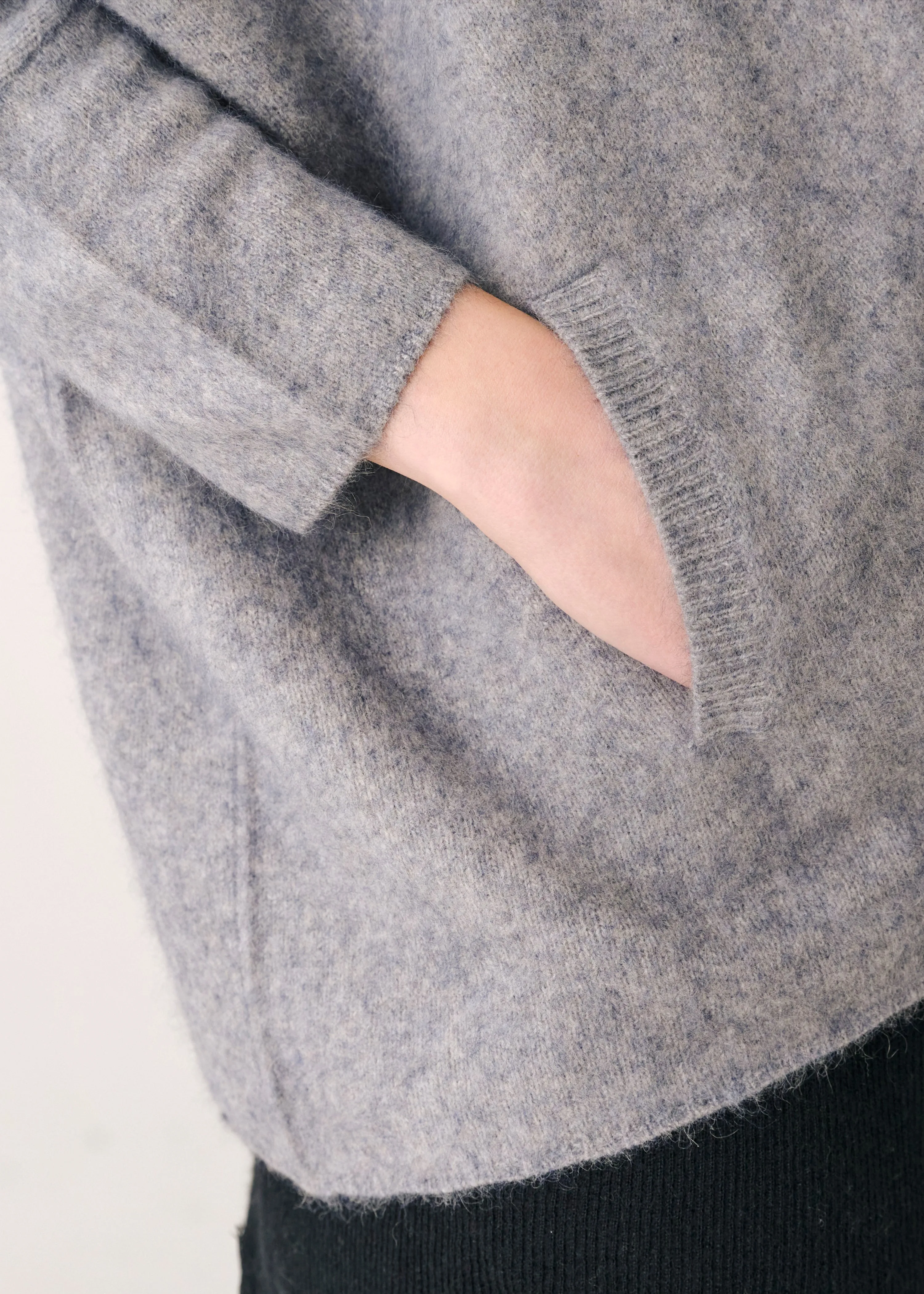 Martha Oversized Cardigan - Grey