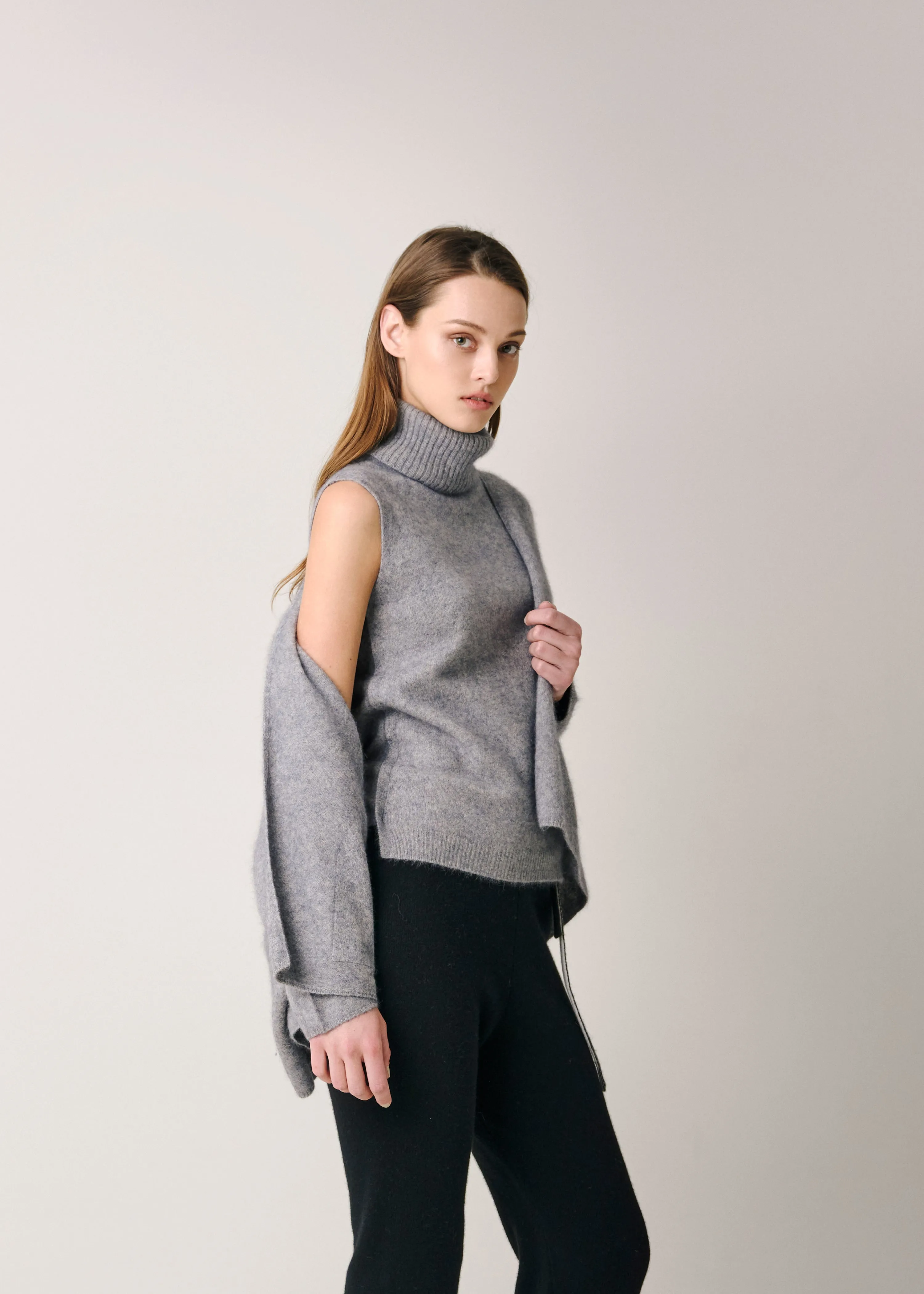 Martha Oversized Cardigan - Grey