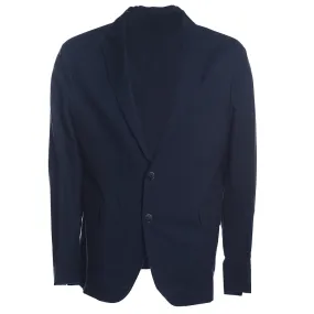 Men's Hackett, Stretch Wool Cotton Jacket in Navy