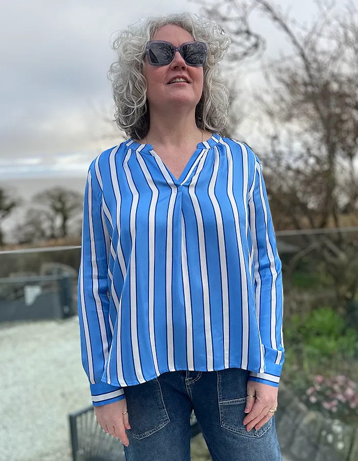 Milano Summer Stripe Blouse