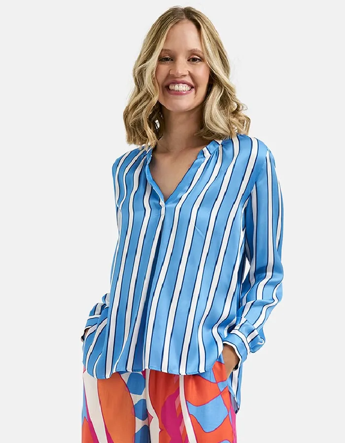 Milano Summer Stripe Blouse