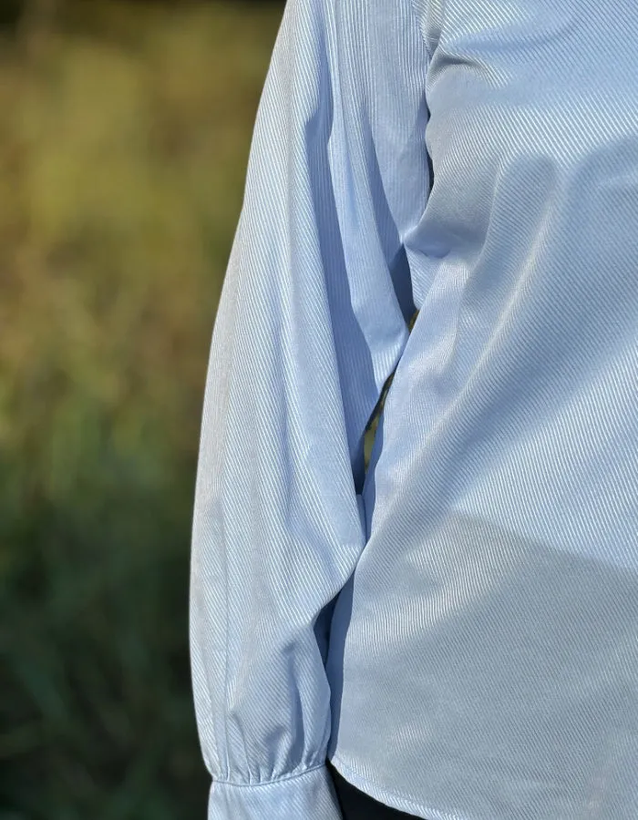 Milano Twill Shirt in Powder Blue