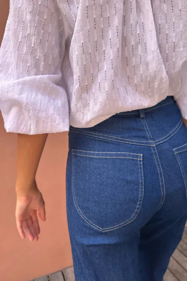 Molly Denim Pant in Blue