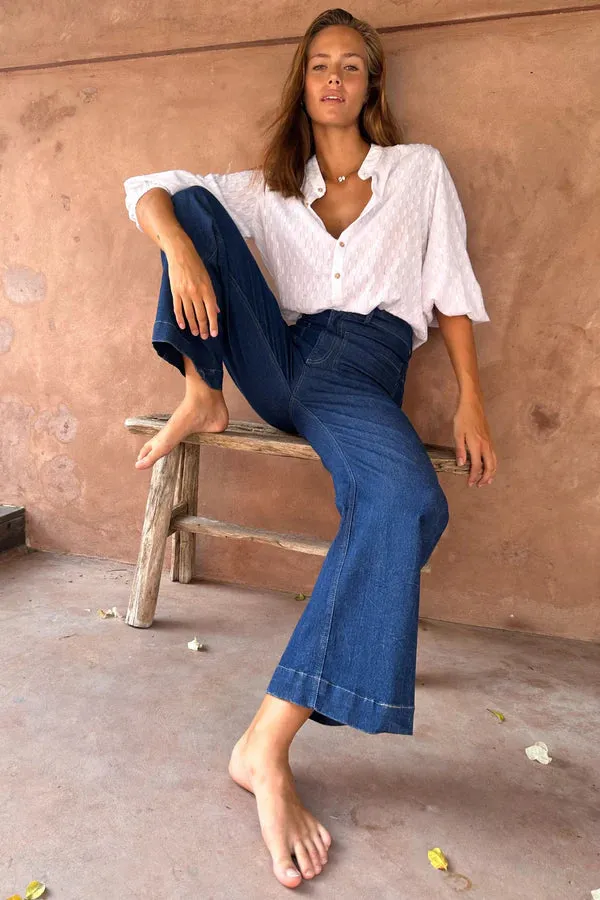 Molly Denim Pant in Blue