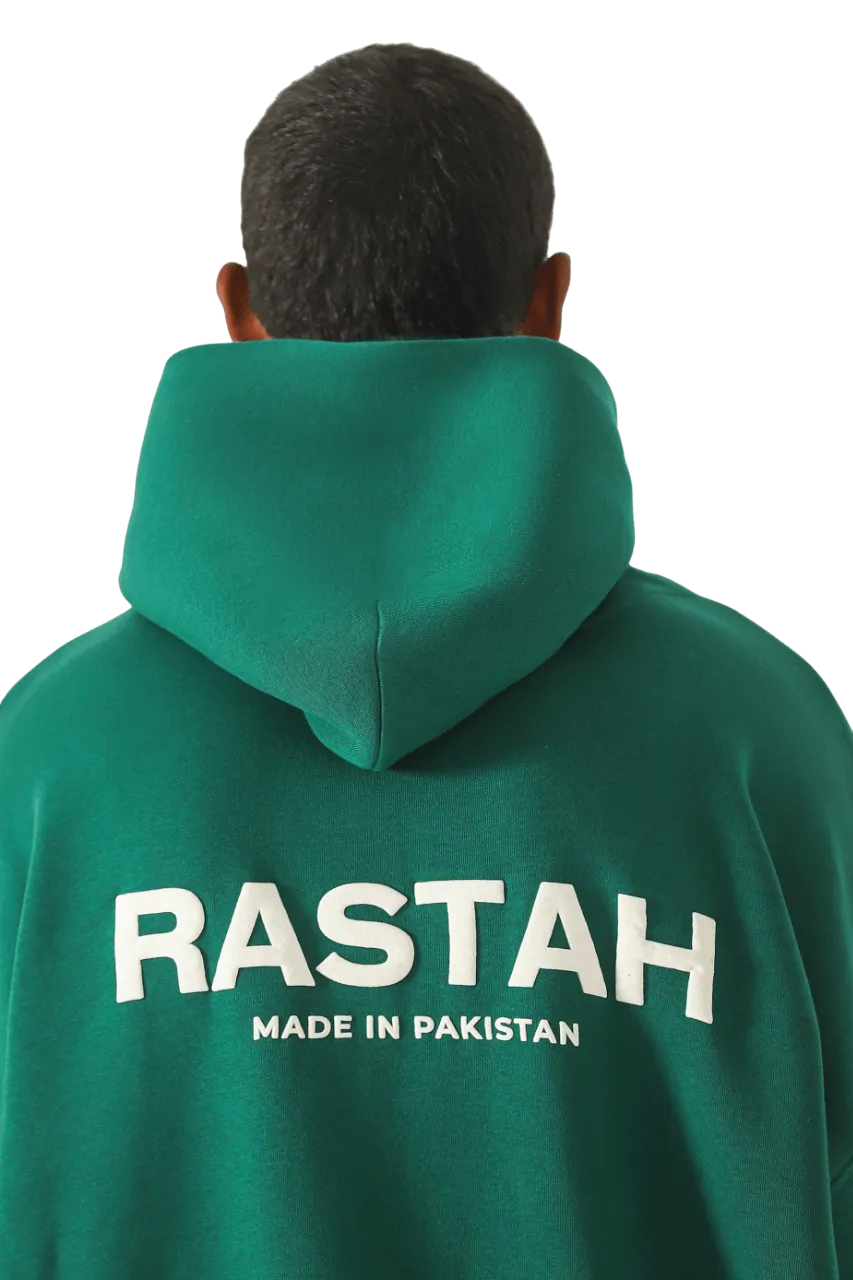 moss green made in pak hoodie (v1)