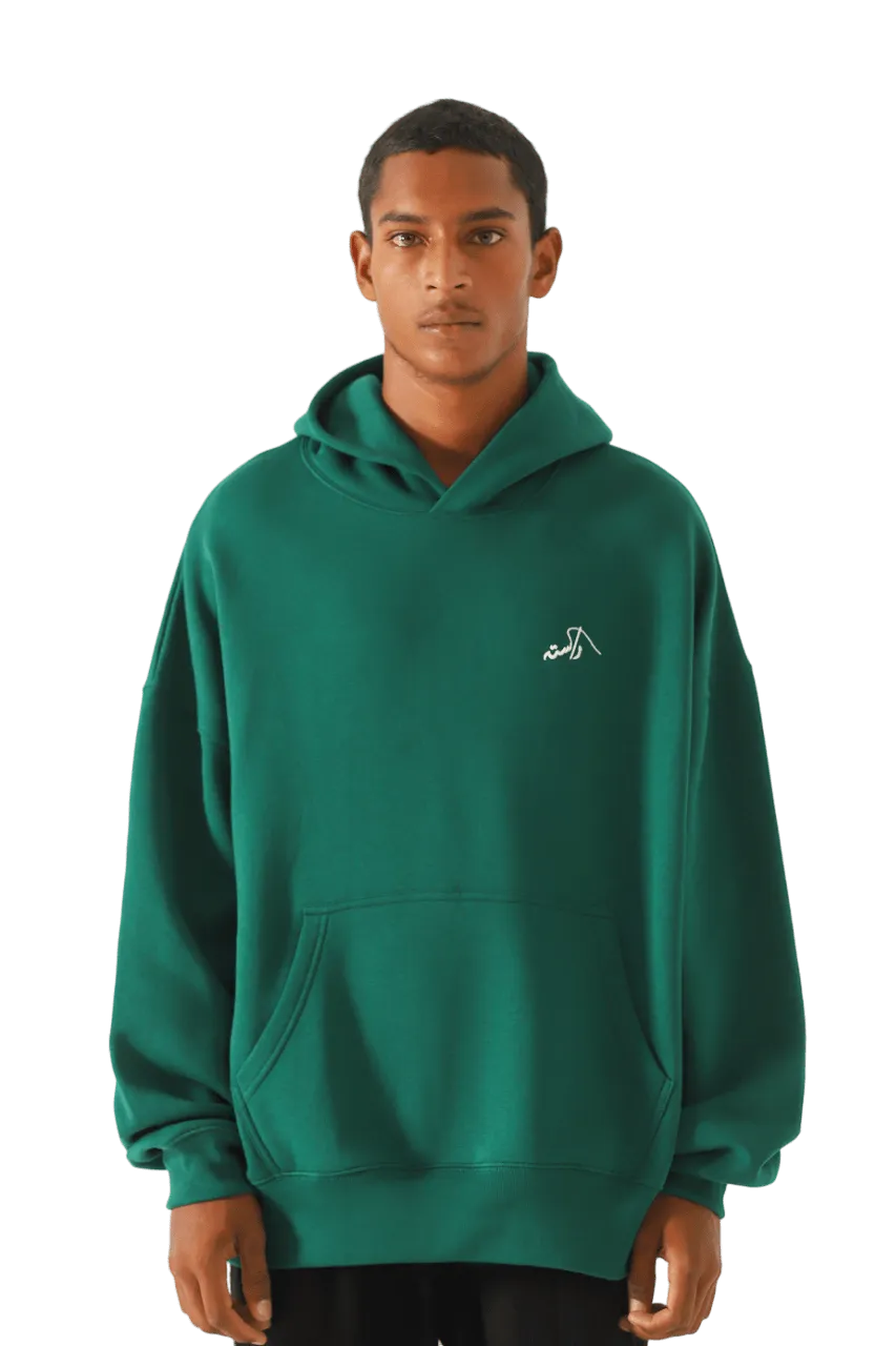moss green made in pak hoodie (v1)