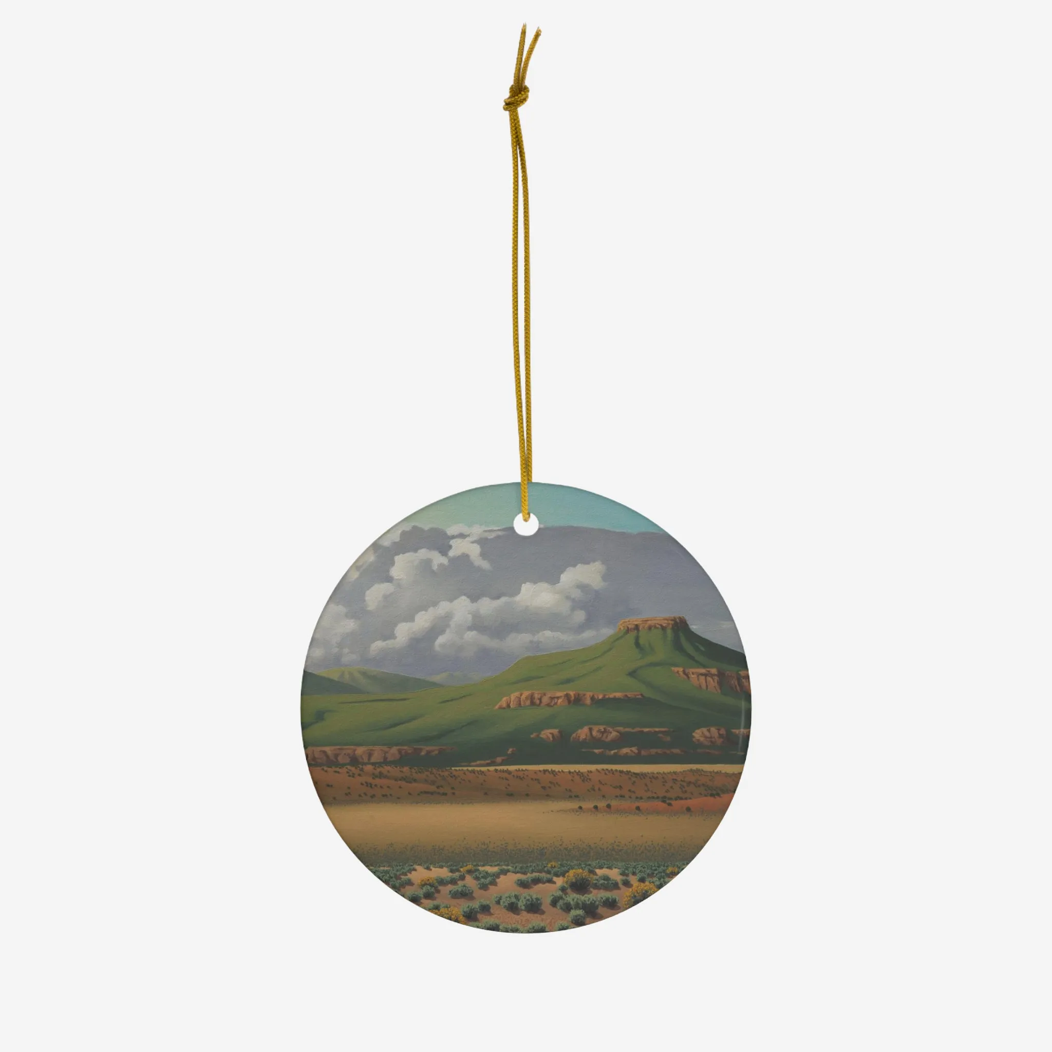 Pedernal Morning Ceramic Ornament
