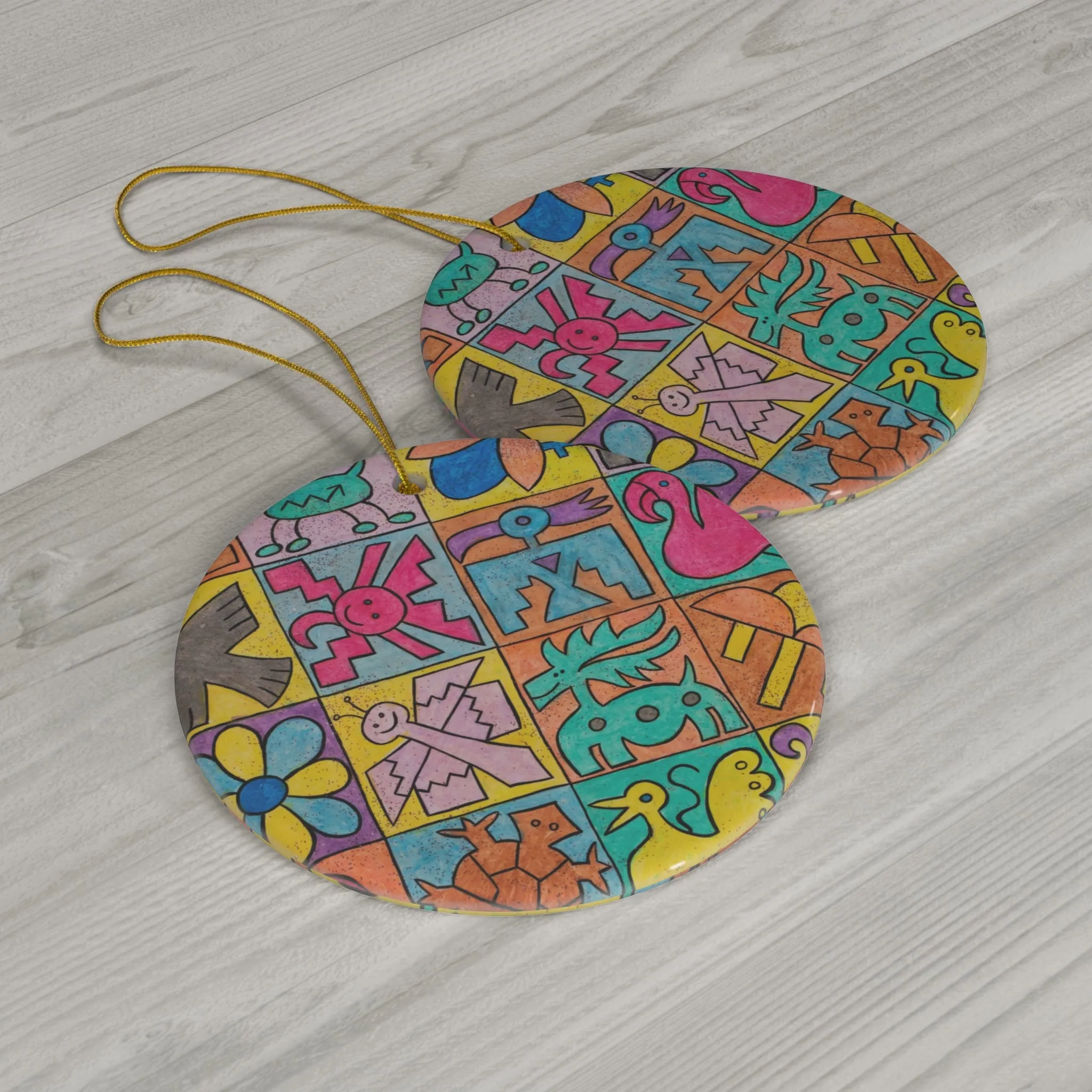 Play Time Ceramic Ornament