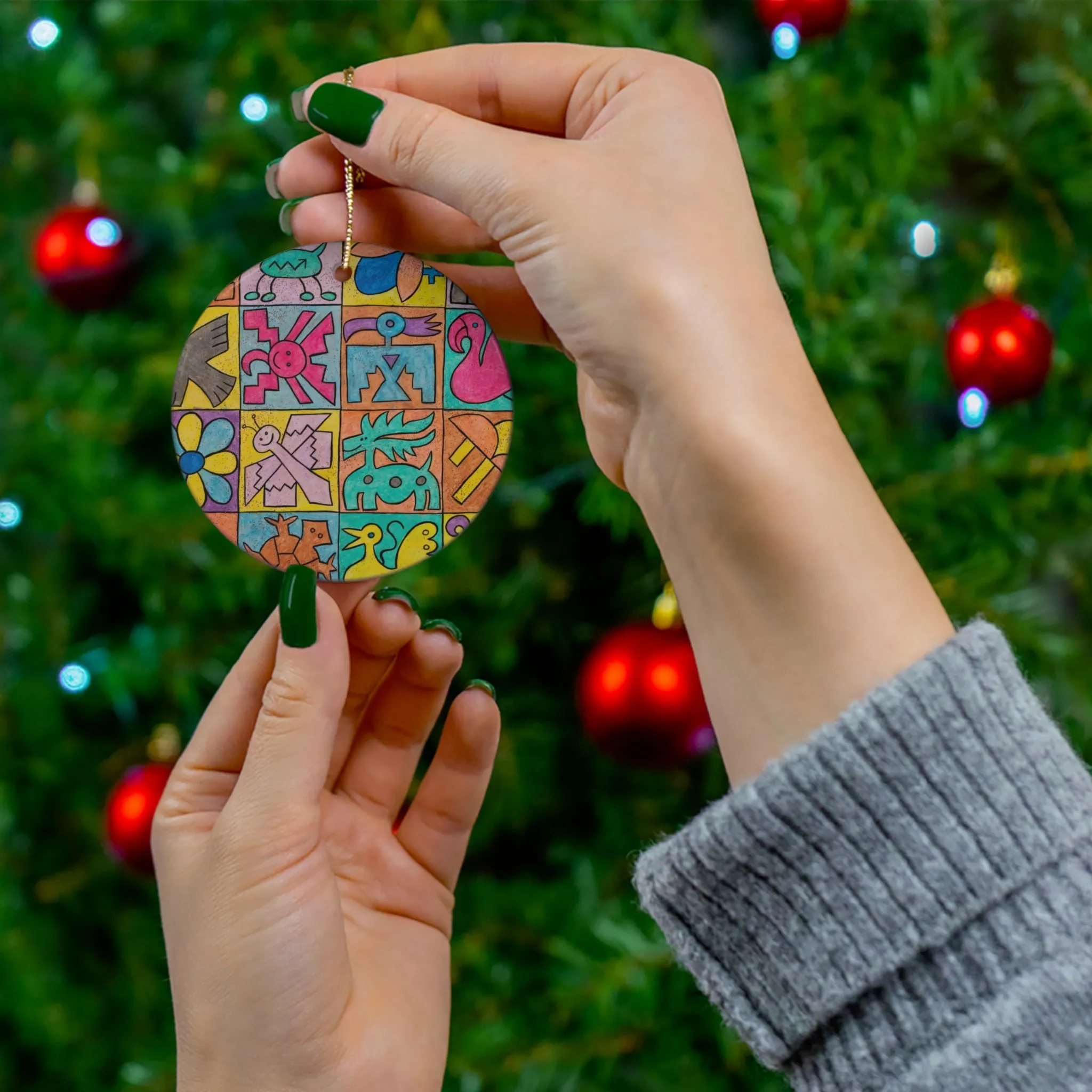 Play Time Ceramic Ornament