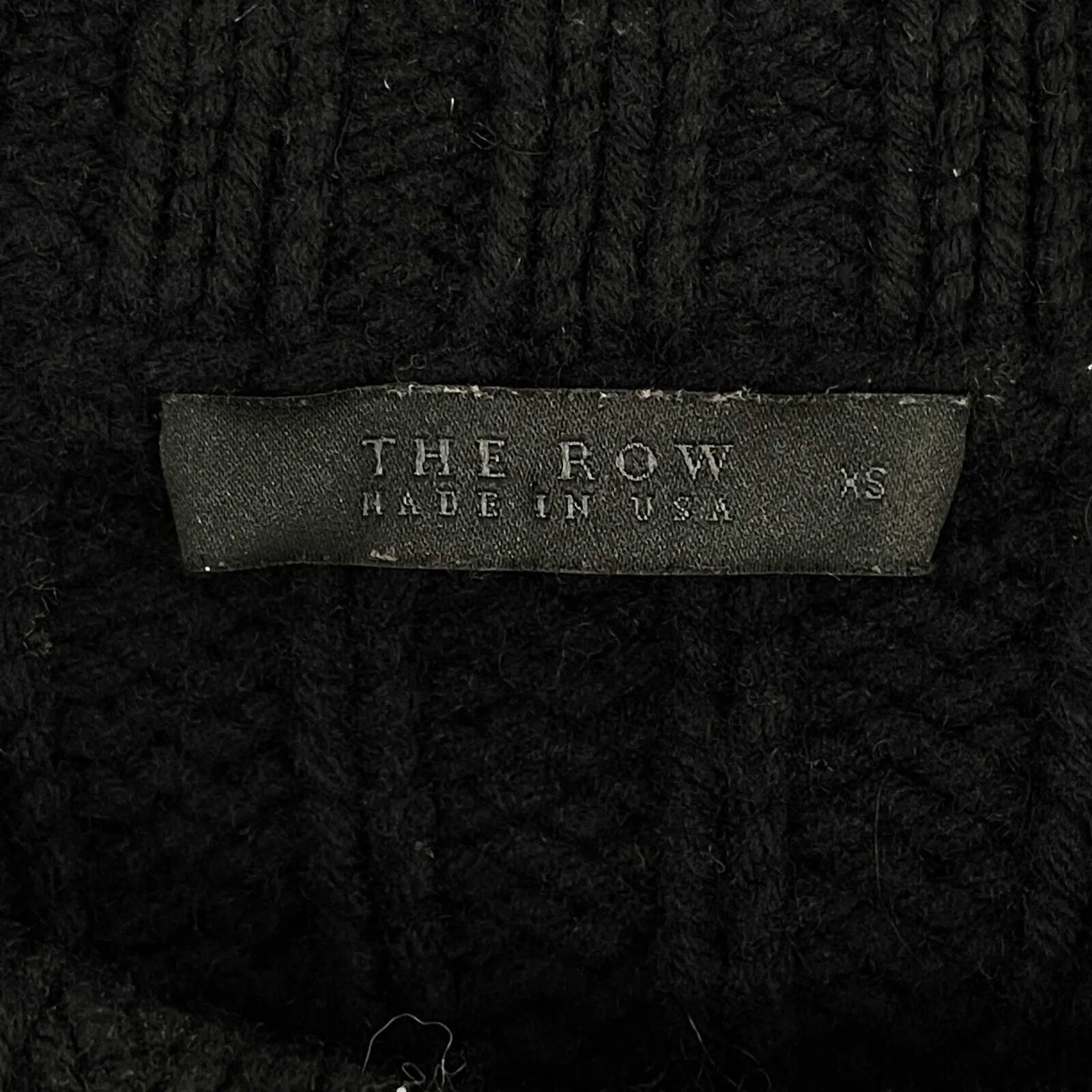The Row - Pristine - Knit Oversized Sweater - Black - XS - Top